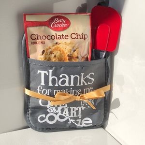 Teacher gift pot holder & spatula